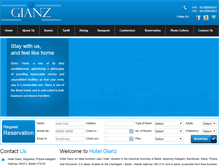 Tablet Screenshot of hotelgianz.com